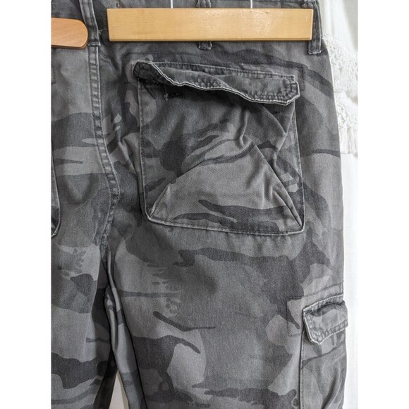 Wrangler Camo Jeans Men's 40x30 Dark Gray Cargo Cotton Work/Fish/Hunting Pants - Picture 7 of 13